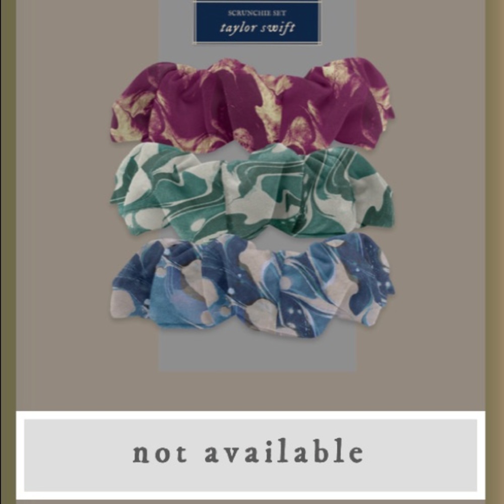 bundle of taylor swift scrunchies hair ties set 8 - Picture 3 of 16